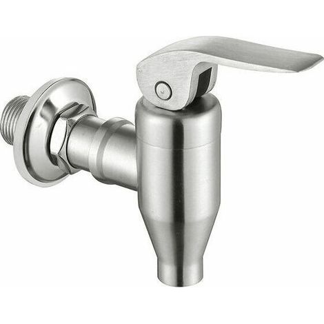 Stainless steel water dispenser, durable replacement tap, push-button design (1/5)