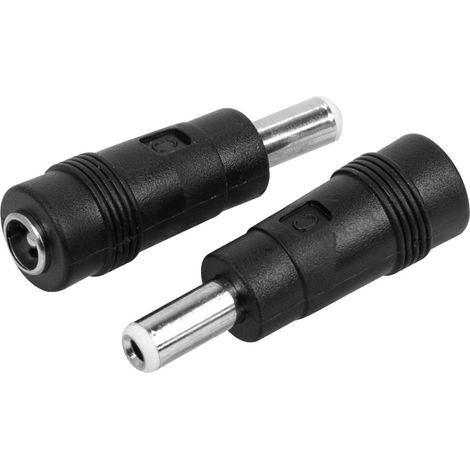 DC/DC power adapter, 5.5mm female/2.1mm male plug for charger/laptop