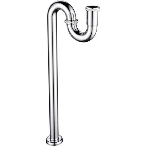 WT04 Siphon de lavabo design en laiton chromé 1 1/4 (1/5)