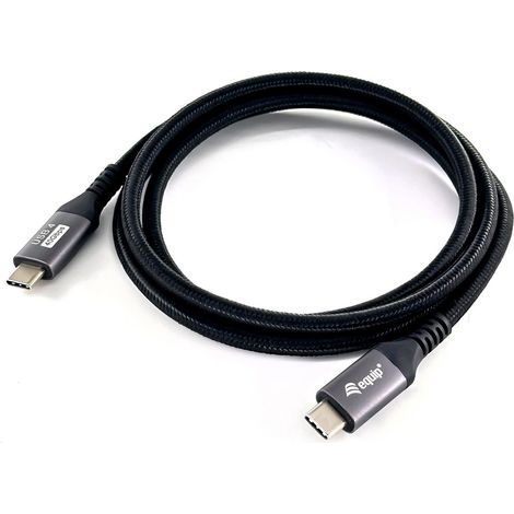 equip 128381 cavo USB4 Gen 3x2 nero 1,2 m (1/4)