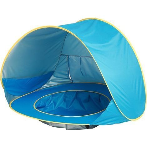 Tente d'été portable pour bébé, protection UV, imperméable, multifonctionnelle, détachable, 117x79x70 cm, bleue (1/5)