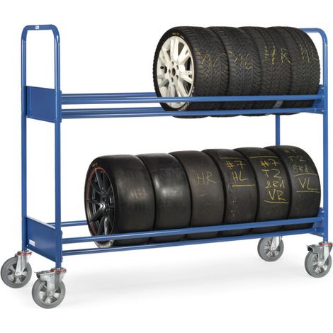 fetra Chariot à pneus 4588 - charge max. 500kg Pneus élastiques (1/5)