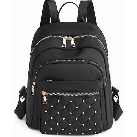 Elegante kleine Nylon-Schultertasche für Damen, Diebstahlsicherer Schulrucksack, Freizeitrucksack, Moderner City-Rucksack, Handtasche