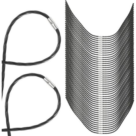Trimmerfaden 50 Stück 37 cm x 3 5 mm Passend für Bosch AFS23-27 Trimmerfaden F016800431 Trimmerfaden Spule Schneidfaden Nylon-Trimmerfaden 3,5 mm (1/5)