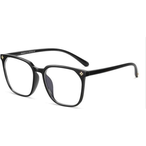 1 paire lunettes anti-lumière bleue, monture carrée, filtre lumière bleue, pour ordinateur et jeux vidéo, réduction fatigue oculaire (1/5)