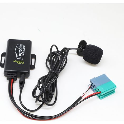 Kit Bluetooth AUX pour Porsche Becker – Adaptateur Audio avec Microphone, Streaming Musical et Mains Libres pour Autoradio Becker (1/4)