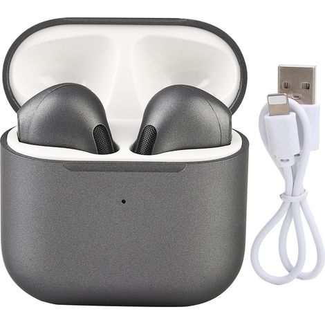 Casque Bluetooth HiFi TWS réduction de bruit écouteurs sans fil musique contrôle tactile gris noir (1/5)