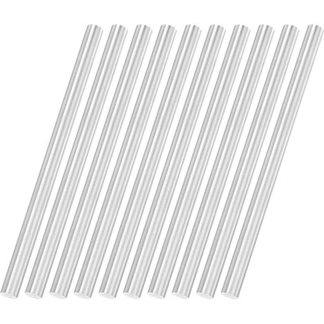 10 Pièces Tiges Rondes en Acier, 5.5mm Diamètre x 100mm Longeur Tige Metal Ronde Acier Rapide (HSS) SKD11 pour Arbre Perceuse Machine à Aléser Bricolage Artisanat Construction (1/5)