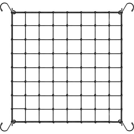 Rete elastica per coltivazione, 80x80 cm, rete a traliccio da giardino con ganci per tenda da coltivazione, rete di supporto per piante da frutto e ortaggi. (1/5)