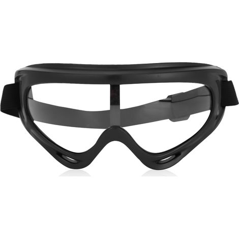 Lunettes de sécurité X400 anti-buée, écran transparent pare-vent, protection oculaire anti-salive pour usage professionnel (1/5)
