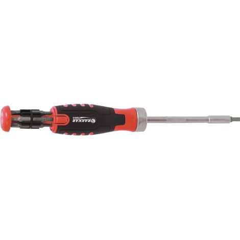 DRAKKAR-TOOLS - Tournevis à cliquet 36 dents avec 12 embouts dans le manche - blister - 13210 (1/3)