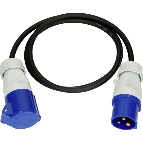 Max Hauri 163894 Alimentazione Prolunga Blu, Nero 1.5 m H07RN-F 3G 1,5 mm² Resistente agli olii, resistente ai raggi UV (1/4)