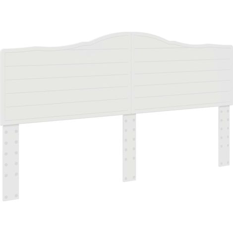 Maison Exclusive - Testiera Bianco Lucido Legno multistrato
