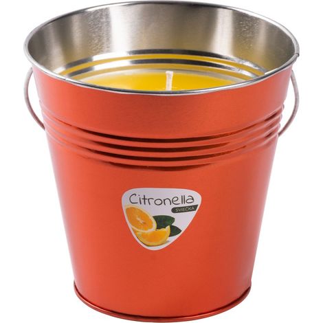 Kerze Citronella CB163, Repellent, Eimer, 610 g, 150x150 mm