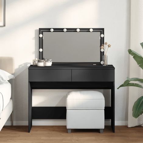 Tocador con luces LED negro 100x40x120 cm vidaXL (1/5)