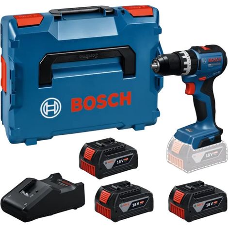 BOSCH Perceuse percu 18V 3x5Ah GSB18V-52 L-Boxx - 06019S0128 (1/5)