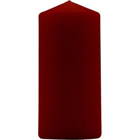 TrAdE Shop Traesio - Set 12pz Candela Rossa Forma Cilindrica 150x70mm Decorazioni Interni Centrotavola 031626 - (1/2)