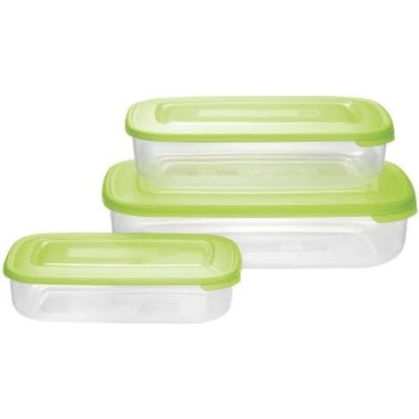 Tontarelli Frischhaltedosen Set 3 Stück Limettengrün Kunststoff 8005989264339 (1/4)