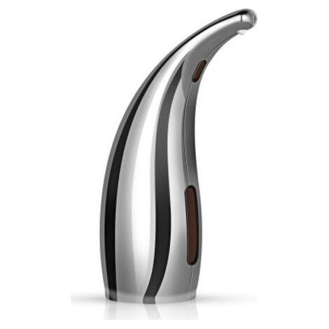 300ml Automatischer Badezimmer-Seifenspender, berührungsloser Infrarot-Seifenspender【Silber】 (1/5)