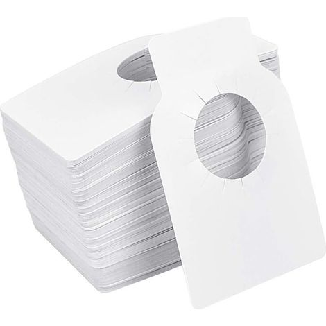 Accessoires pour boissons, 100 étiquettes pour bouteilles de vin, étiquettes vierges pour bouteilles de champagne, étiquettes réutilisables en PVC pour goulot de cave à vin, étiquettes pour bouteilles (1/5)