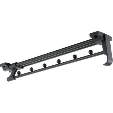 Tringle à vêtements extensible, tringle à vêtements télescopique gain de place, pour placards et espaces de rangement (taille : 35 cm) (1/4)