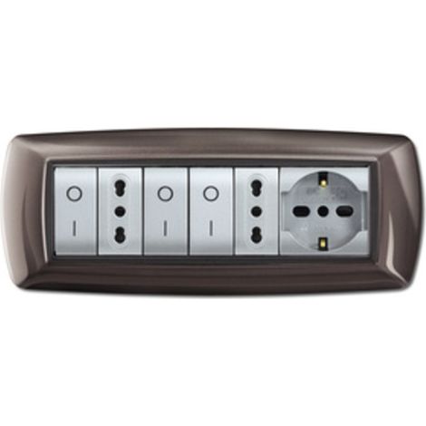 PLACCA LIFE LIVING PLAST ALLUMINIO NOTTE 7P