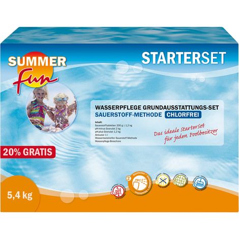 Wasserpflege-Grundausstattungsset Sauerstoff/ Maxipack 5,4 kg (1/2)
