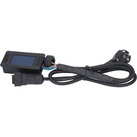 Solarwechselrichterkabel mit digitaler LED-Anzeige, IP65 wasserdicht, 80–260 V EU-Stecker, Netzanschlusskabel, Photovoltaik-Anschlusskabel (1/5)