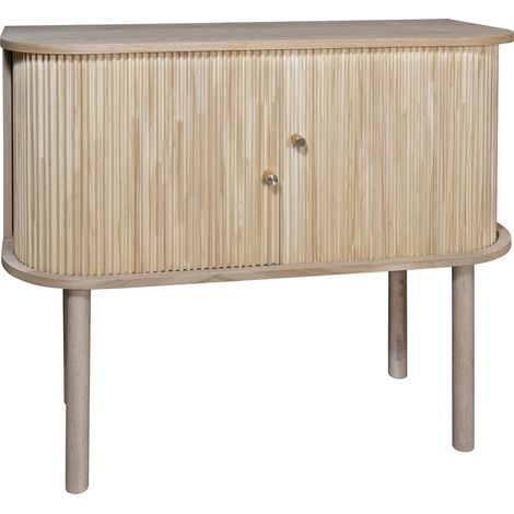 Bahut en bois clair avec portes coulissantes, HECTOR (1/5)