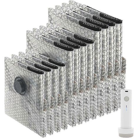 Lot de 12 sacs de rangement sous vide avec pompe électrique sans fil, réutilisables et compressibles, pour vêtements, bagages et voyages. (1/5)