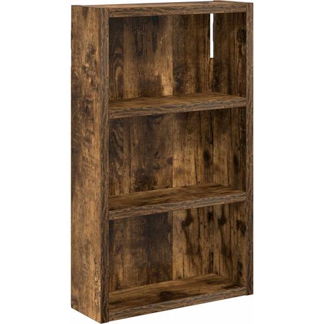 Badezimmer-Wandschrank Geräucherte Eiche 30 x 10 x 50 cm vidaXL