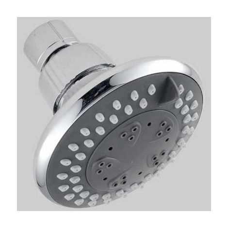 SOFFIONE DOCCIA ZURIGO ABS 3 GETTI  Cromato     CARDINALE