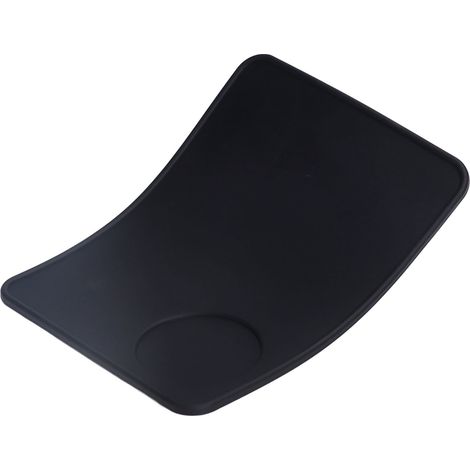 Schwarze Silikon-Tampingmatte Modell K, Kaffeemahlkissen, rutschfest, 58 mm. (1/5)