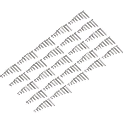 200 Vis autoperceuses en acier inoxydable 304 pour panneaux de bois, tête fraisée cruciforme, lot de 200 pièces (1/5)