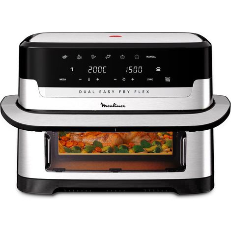 Moulinex Easy Fry Dual Flex friggitrice grigia 9 litri