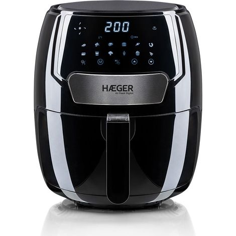 Haeger AF-D37.003A Heißluftfritteuse Schwarz 3,7 L 1500 W