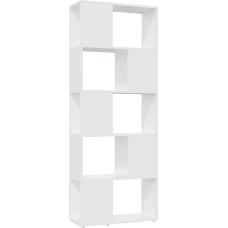 vidaXL Libreria/Divisorio Bianco 60x24x155 cm in Truciolato