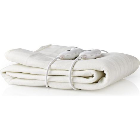 Heizdecke decke 2 personen 160 x 140 cm 3 heizstufen waschbar uberhitzungsschutz polyester