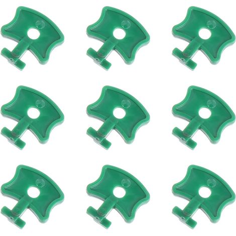 250pièces Crochet De Serre Plastique Pince De Serre Pour Filet Rigide Accessoire De Fixation Et Jardin (1/5)