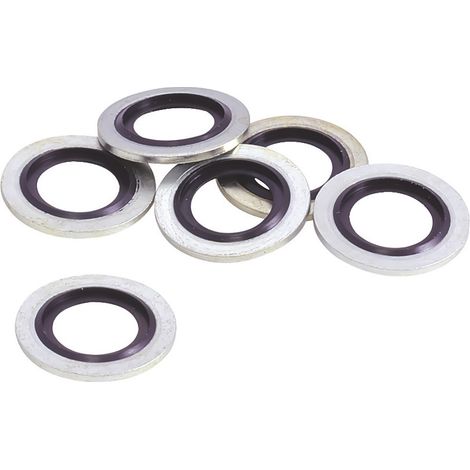 Joints vidange X 6, lèvres BS, diamètre 14.7 mm - AUTOBEST
