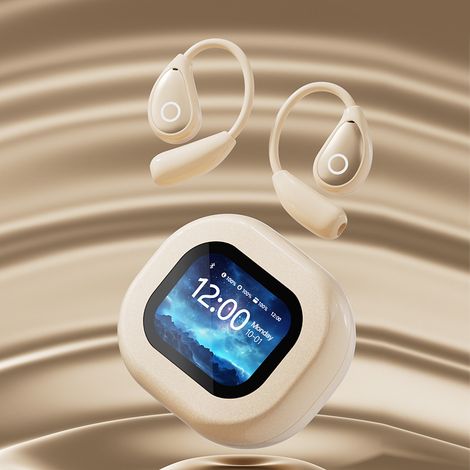 Nouveau casque Bluetooth M94 à crochet d'oreille, écran tactile, longue durée de vie, casque Bluetooth sans fil non iCouleur de peau (1/5)