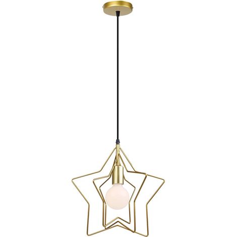 Suspension Moderne Suspension Luminaire Étoile 360° Réglable 32x32cm (1/5)