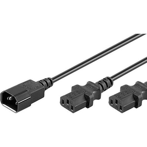 MicroConnect C14 - 2 x C13 Splitter