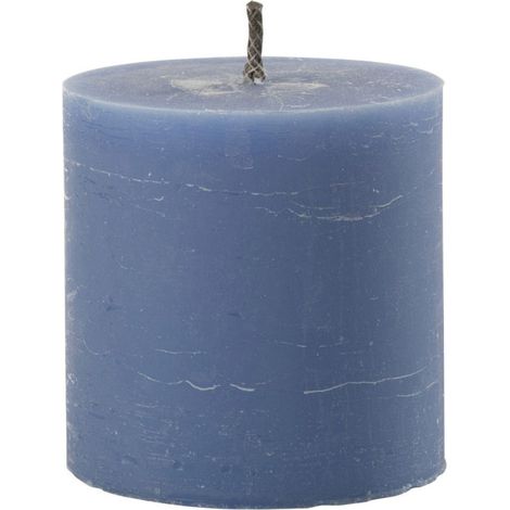 Bougie Pilier Extérieur "Odessa" 13cm Bleu (1/3)