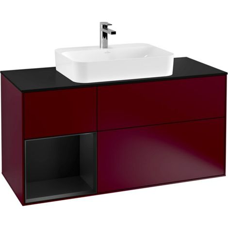 V&B Waschtischunterschrank Finion 120cm, Pl bla m, Reg li bla m Lac, Peo m (1/2)