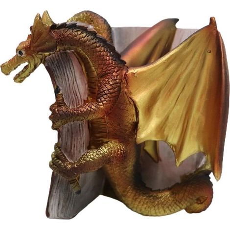 Statua di drago, fermalibri a forma di drago in resina, fermalibri decorativi a forma di drago per la casa, l'ufficio e la decorazione di scaffali.