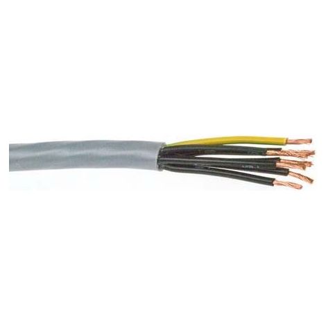 Câble de commande YY 7, x 1,5 mm², Chlorure de polyvinyle PVC Non blindé ( Prix pour Bobine de 50 Mètres )