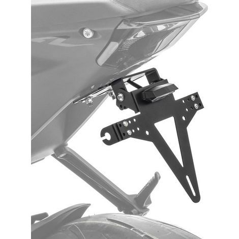 Motorradplattenhalter Zaddox KH4 + LED-Beleuchtung