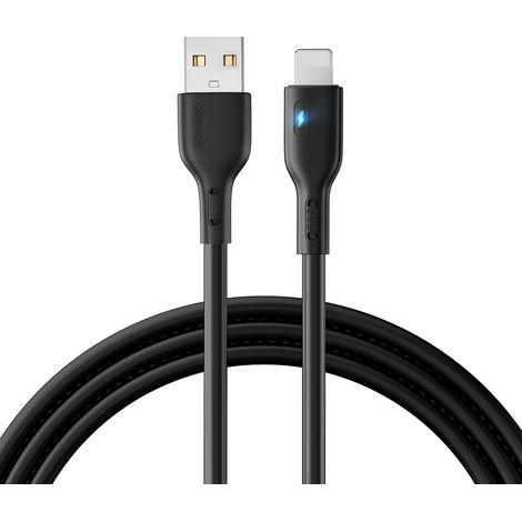 Cavo Joyroom Premium Series A13 USB-A / Lightning 2.4A 2m - nero (1/3)