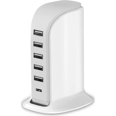 bureau 40w Chargeur Usb Multi-port Station De Charge Multifonction (1/4)